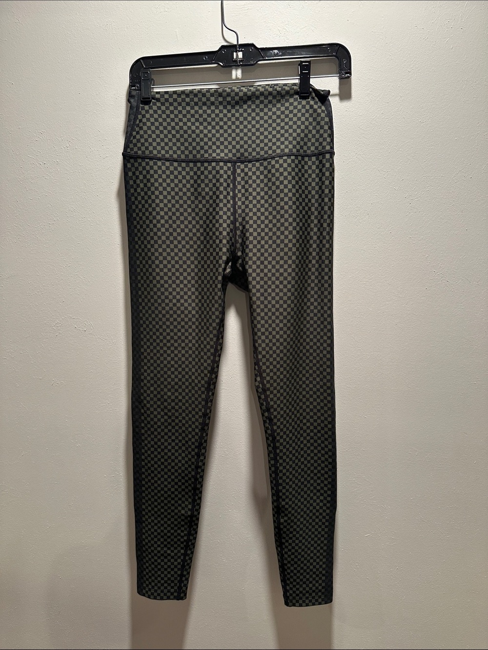 Splits59 Black and Green Checkered Leggings